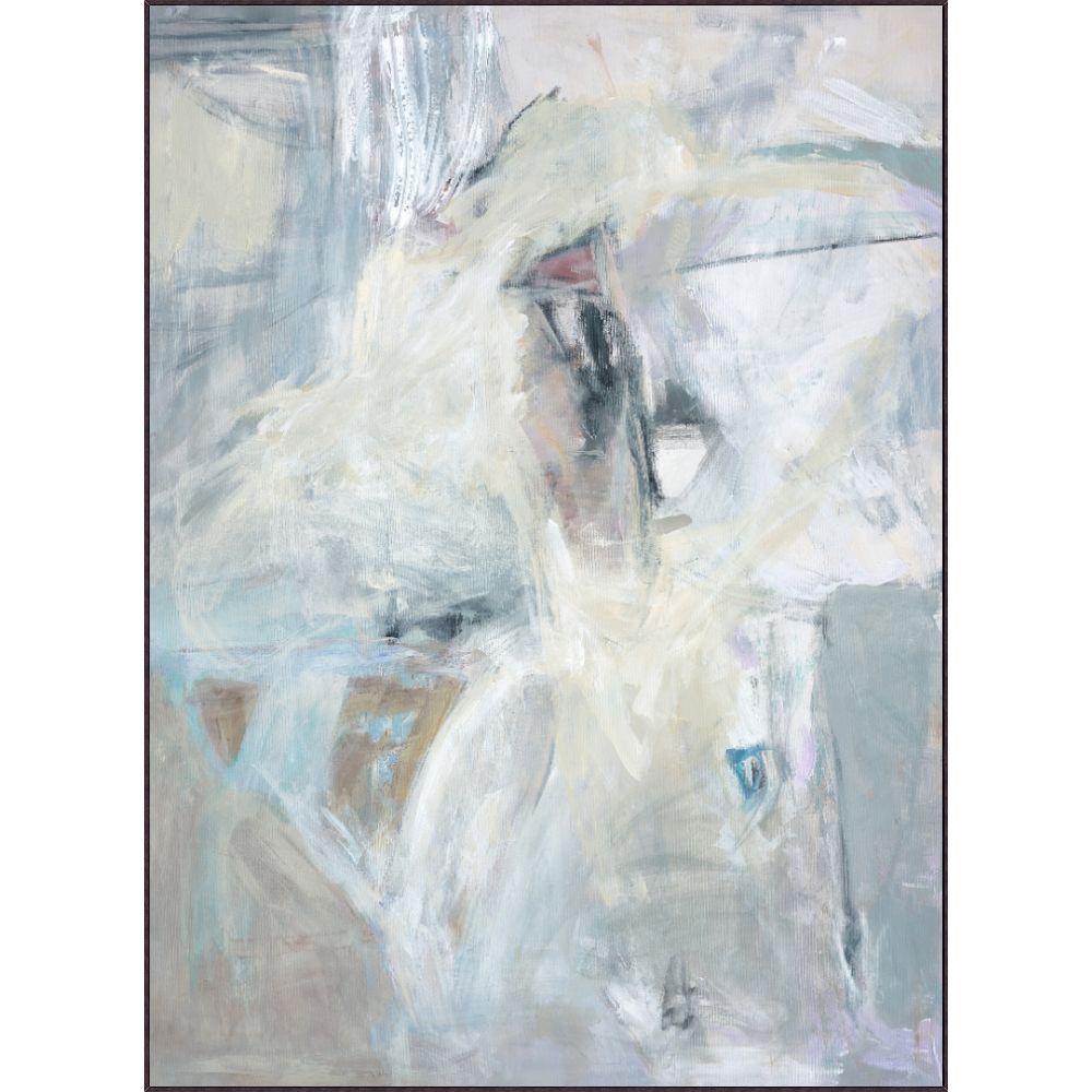 Celestial Drift – A Tranquil Abstract Oil Painting