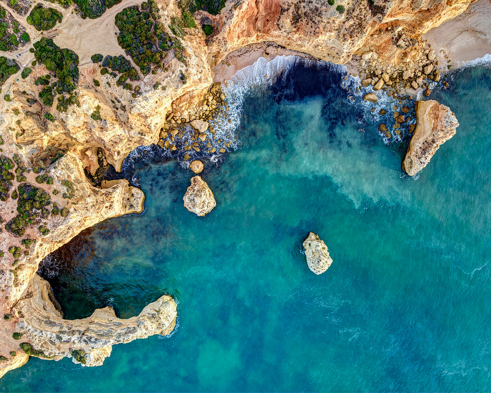 Cliffside Serenity – Aerial Elegance of Portugal