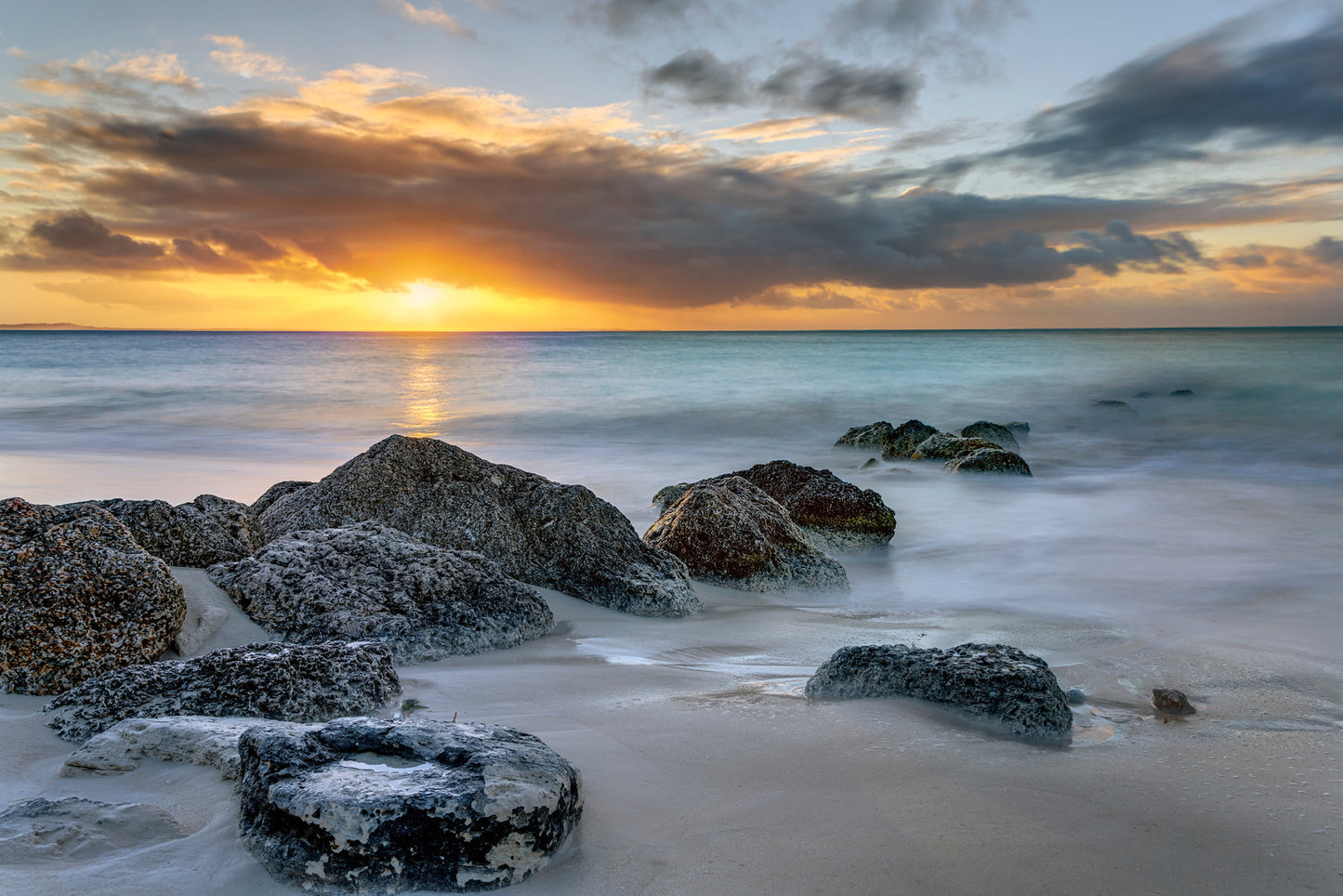 Golden Horizon – A Turks & Caicos Sunset Masterpiece