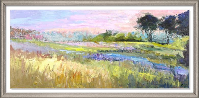 Golden Reverie – A Dreamlike Field of Color