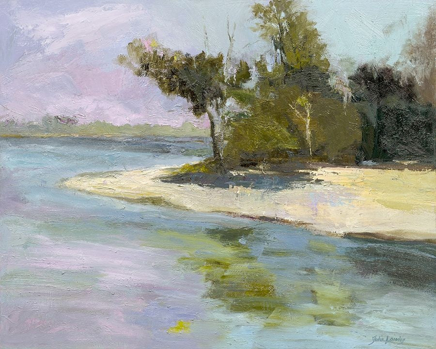 Isle of Serenity – A Tranquil Escape in Oil