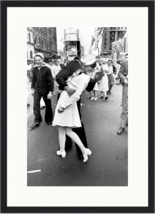 That One Kiss, 20" x 28", Black frame