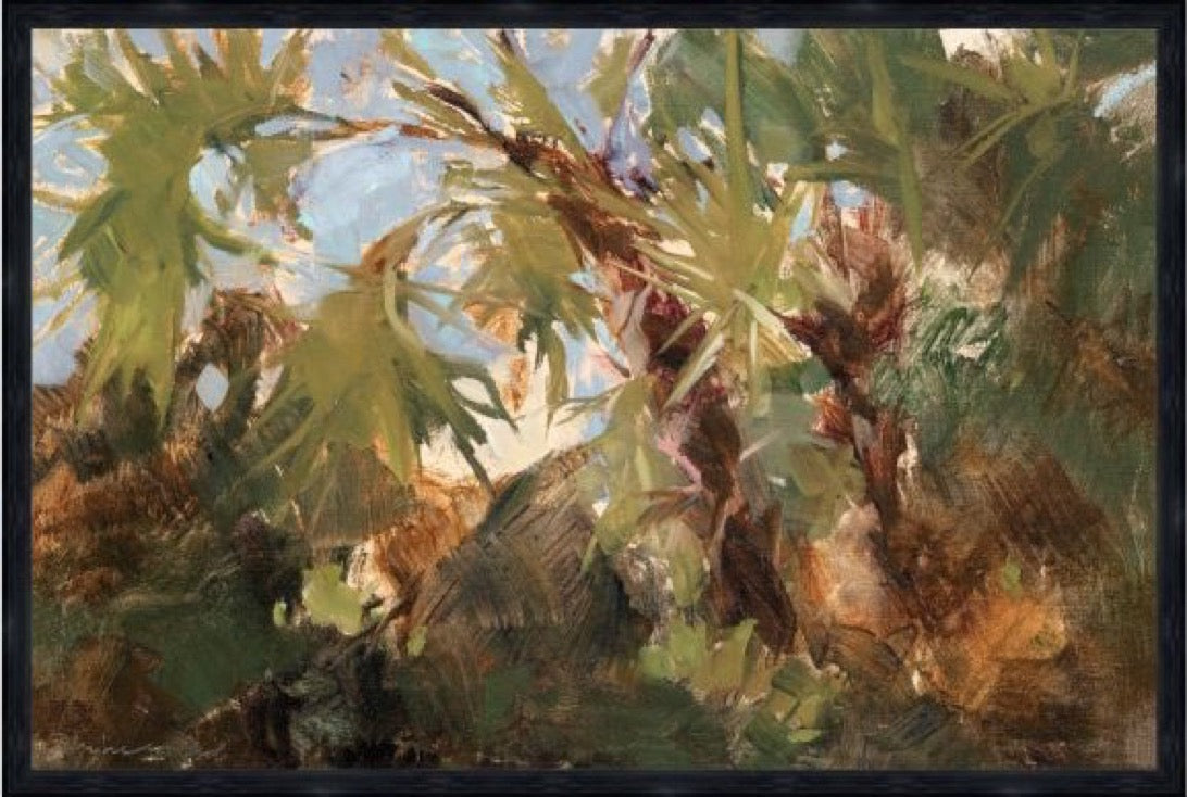 Isle Serenity, 47" x 31", Black frame