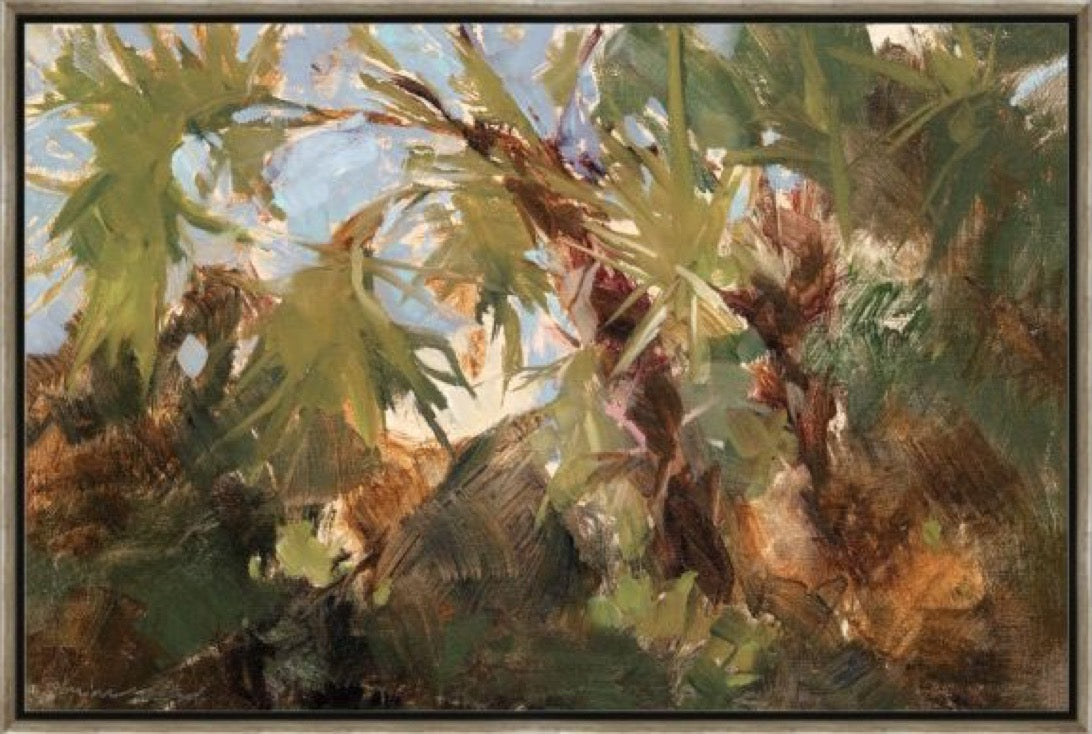 Isle Serenity, 47" x 31", Gold frame