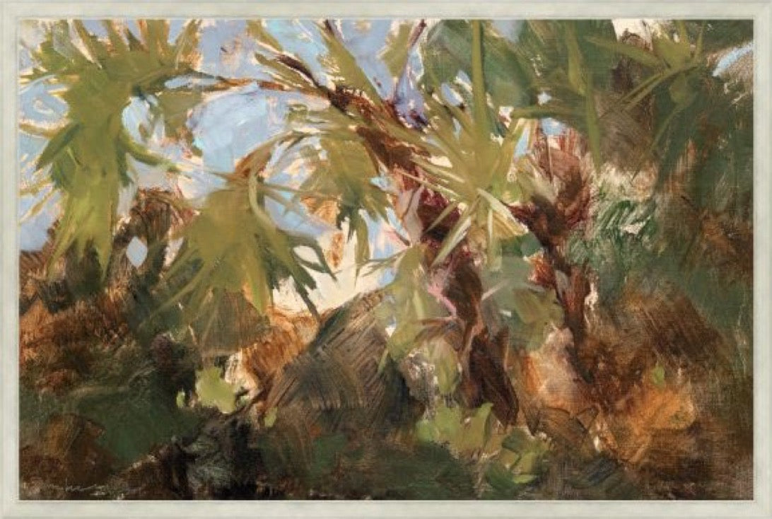 Isle Serenity, 47" x 31", Silver frame