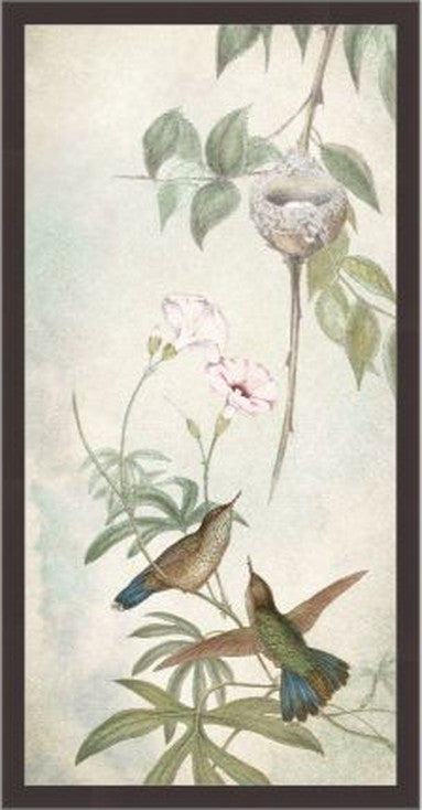 Humming Home, 34" x 69", Blonde Maple wood frame