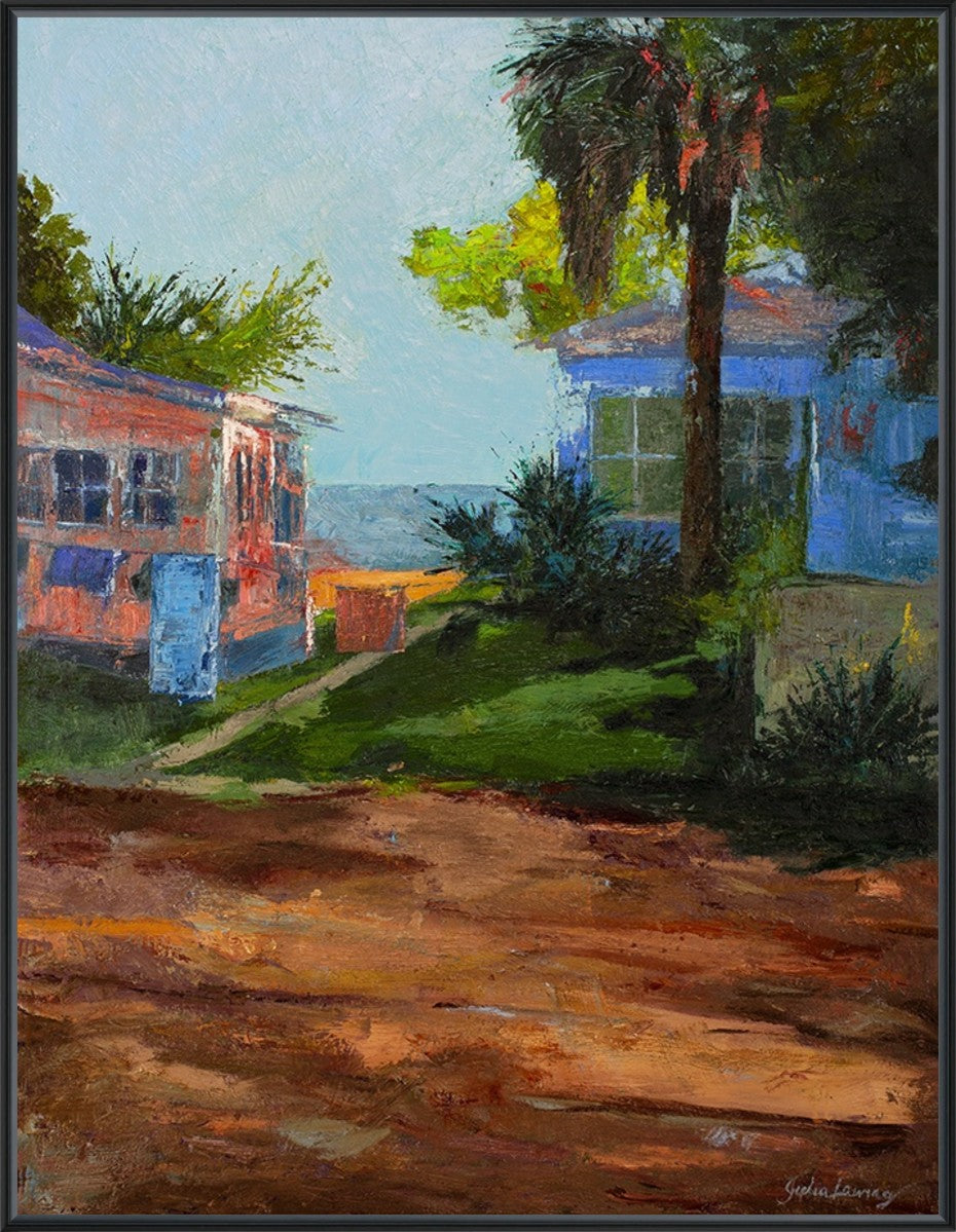 Harbor Haven 20" x 26" Black frame