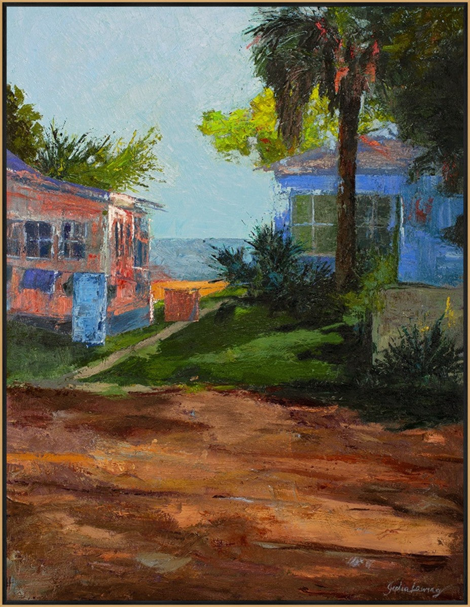 Harbor Haven 20" x 26" Gold frame