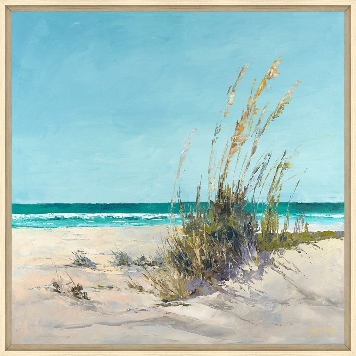 Saltwind Rise 16" x 16" Wood frame
