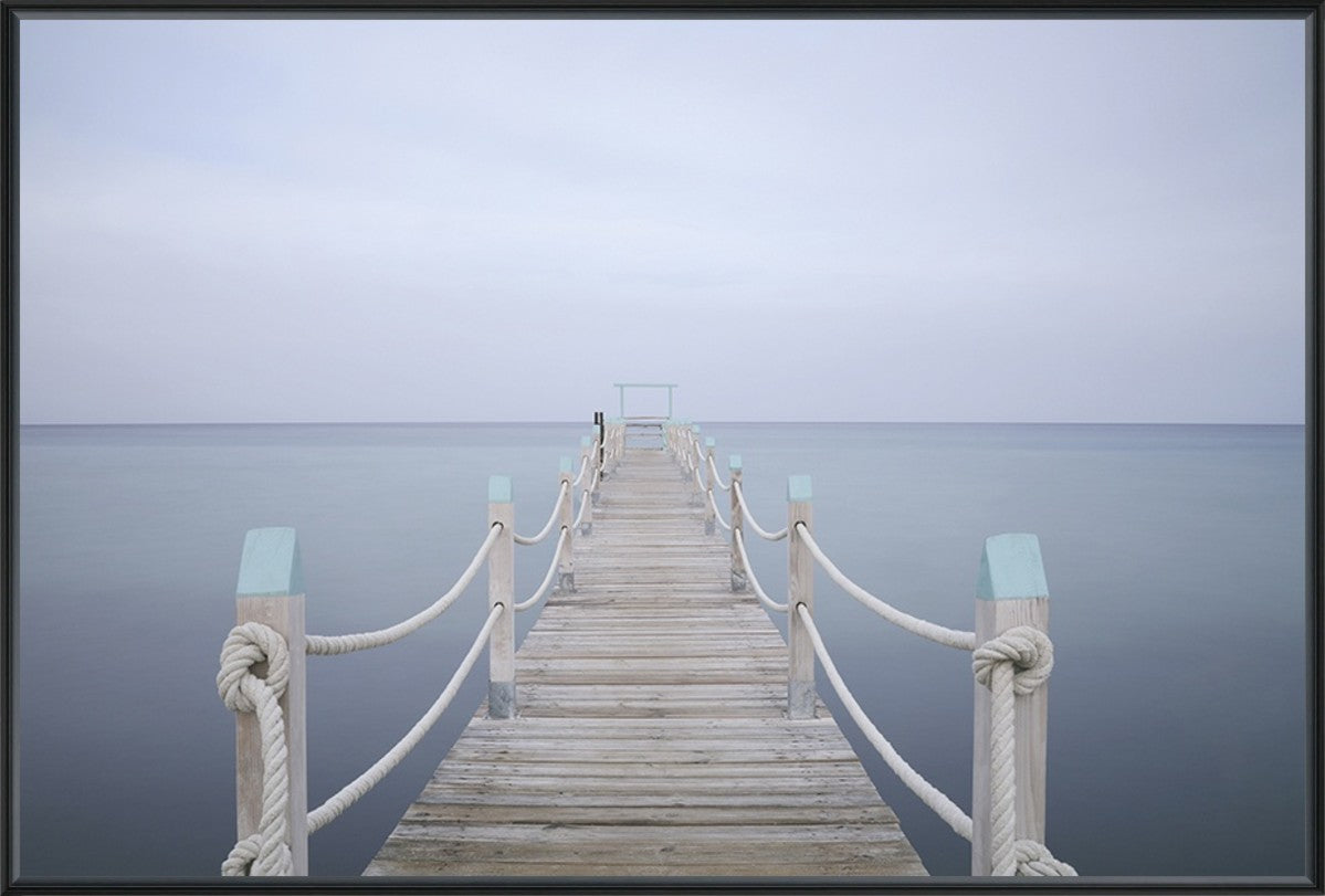 Foggy Passage 24" x 16" Black frame