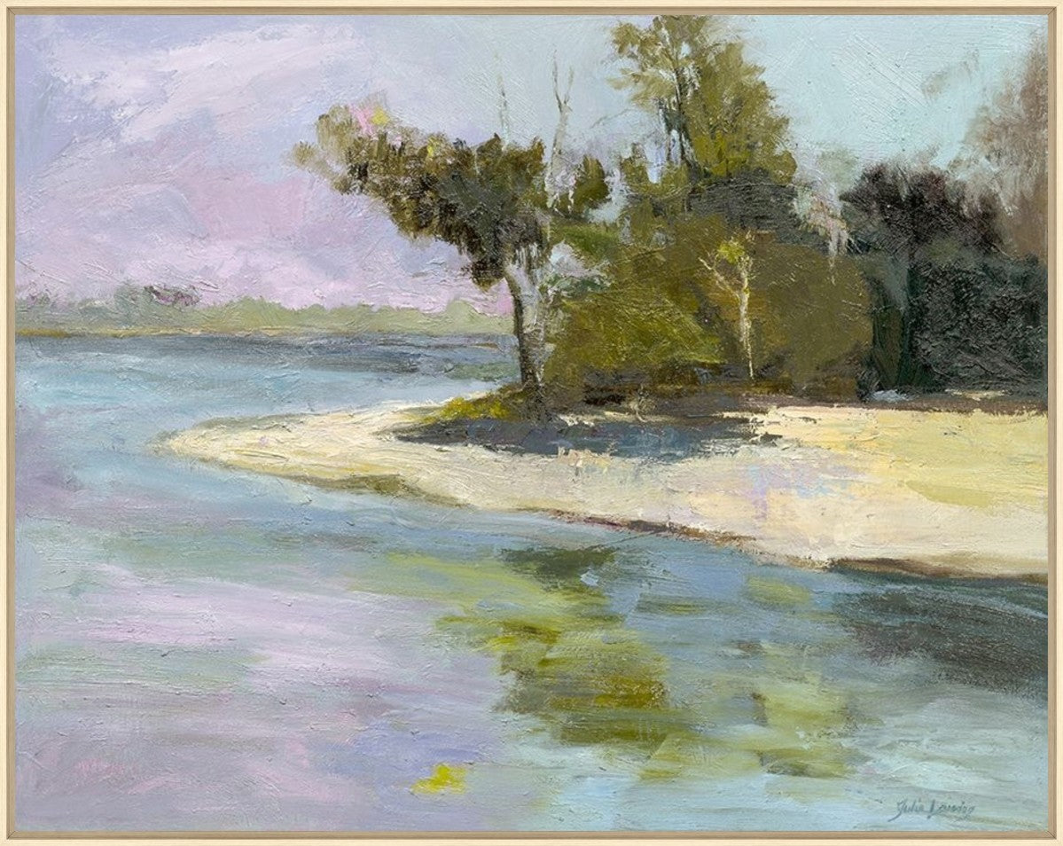 Isle of Serenity 38" x 30" Wood frame