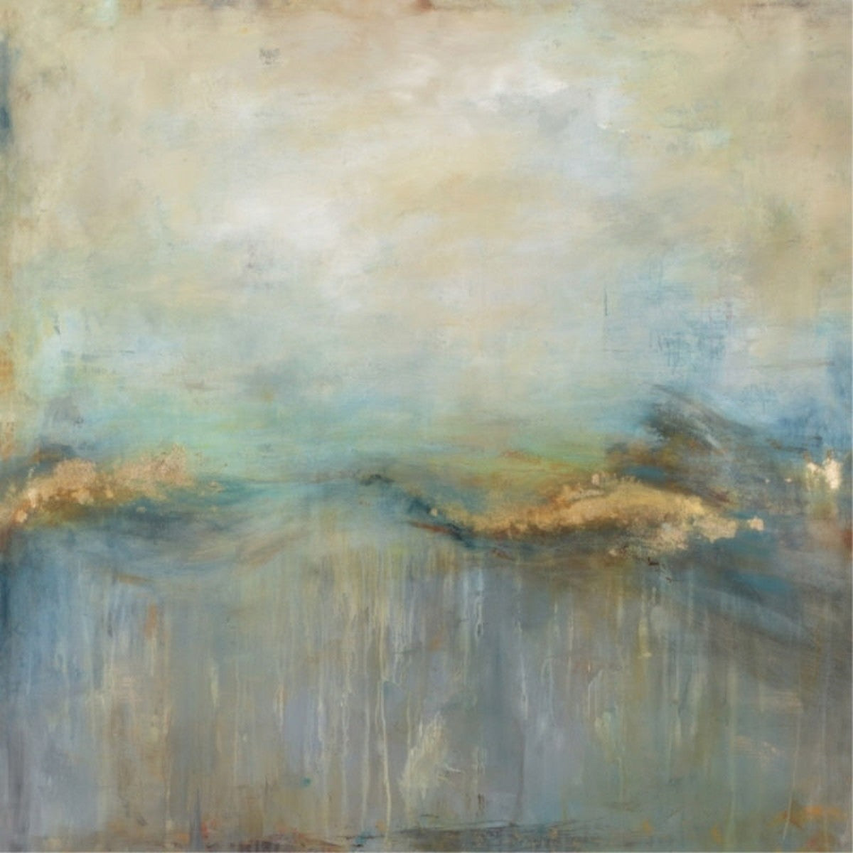 Earthen Rhyme 36" x 36" Unframed frame