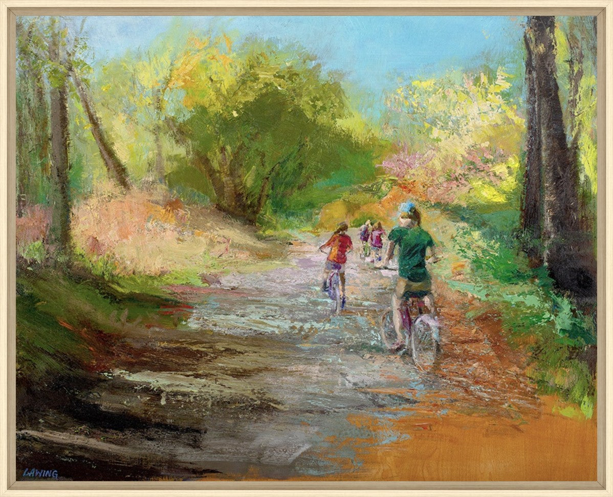 Whispers of the Trail 20" x 16" Wood frame