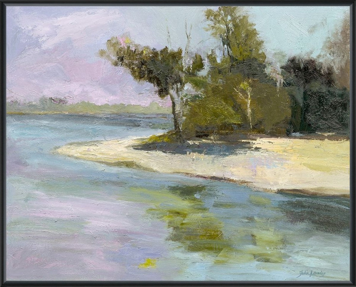 Isle of Serenity 20" x 16" Black frame