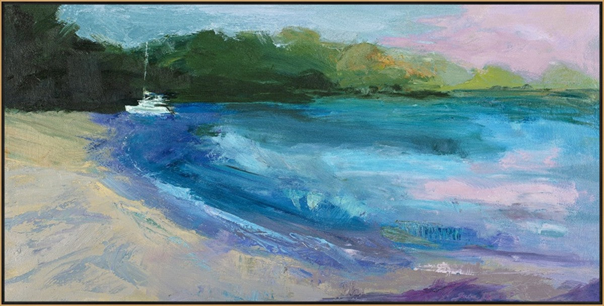 Sail Away 40" x 20" Gold frame