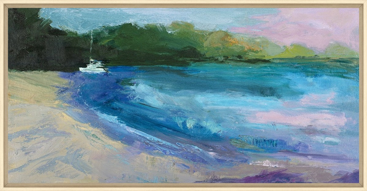 Sail Away 24" x 12" Wood frame
