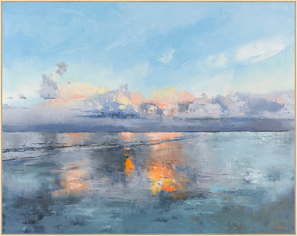 Ember Glow 68" x 54" Wood frame
