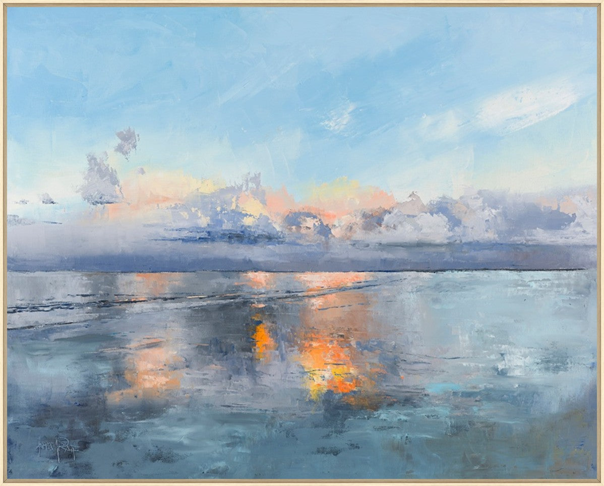 Ember Glow 45" x 36" Wood frame