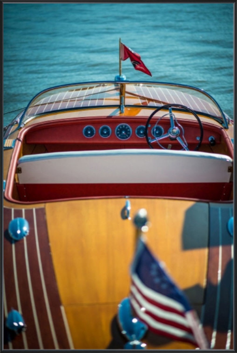Freedom Afloat 24" x 36" Black frame