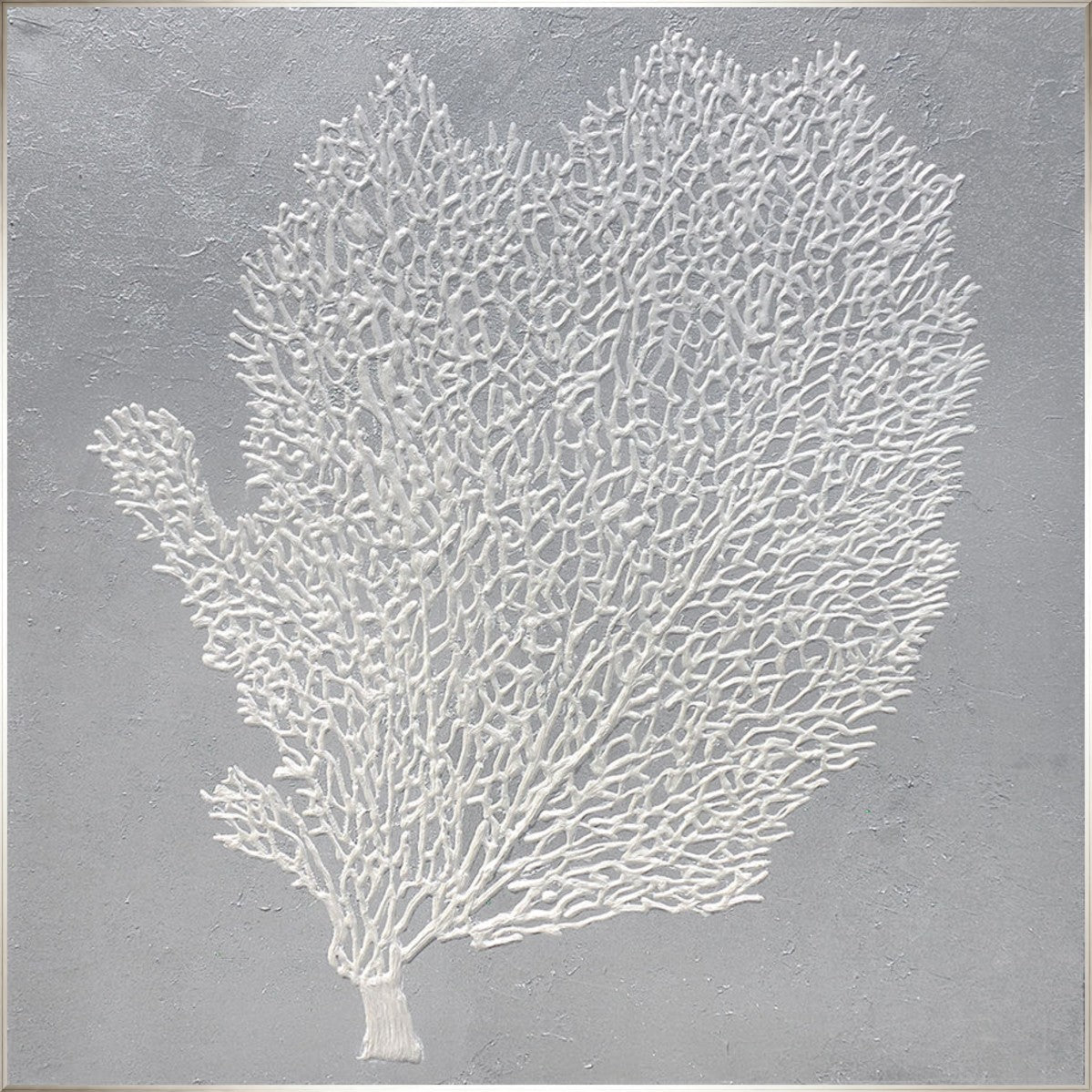 Fragile Reef 54" x 54" Silver frame
