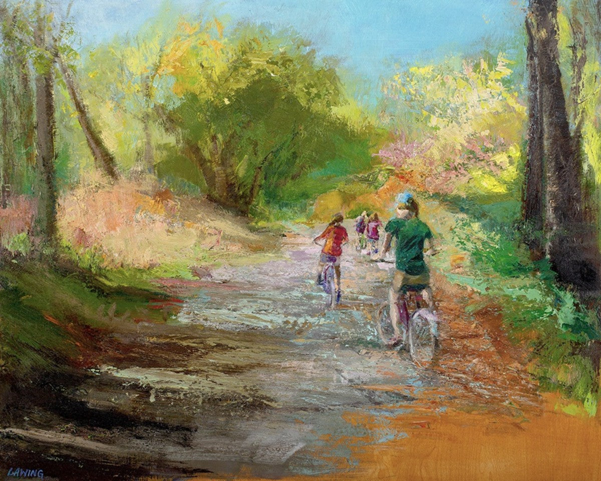 Whispers of the Trail 30" x 24" Unframed frame