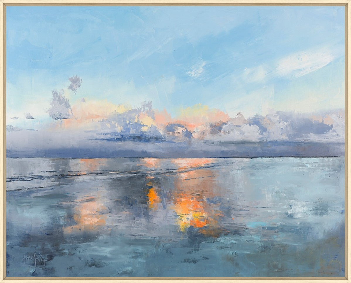 Ember Glow 30" x 24" Wood frame