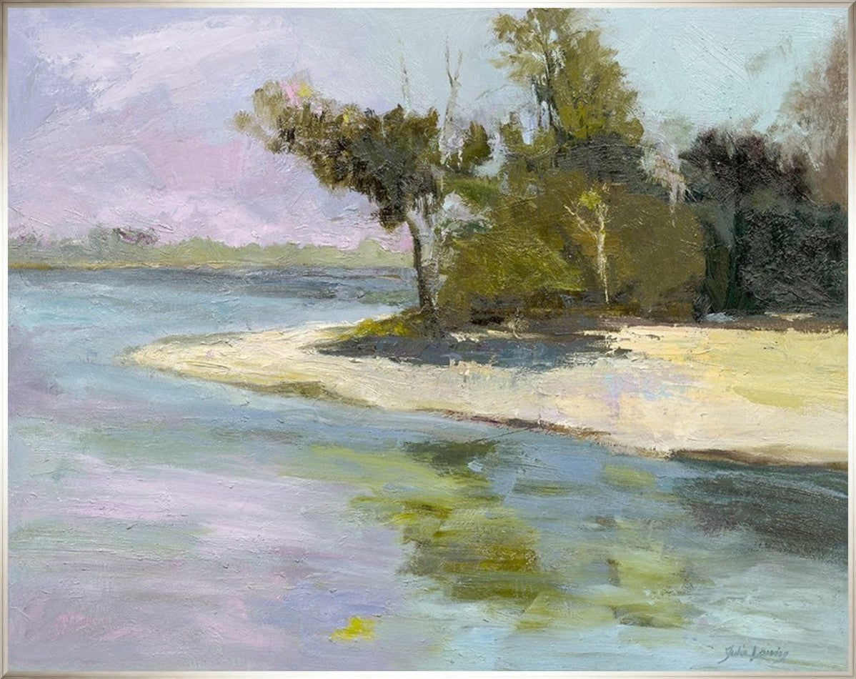 Isle of Serenity 38" x 30" Silver frame