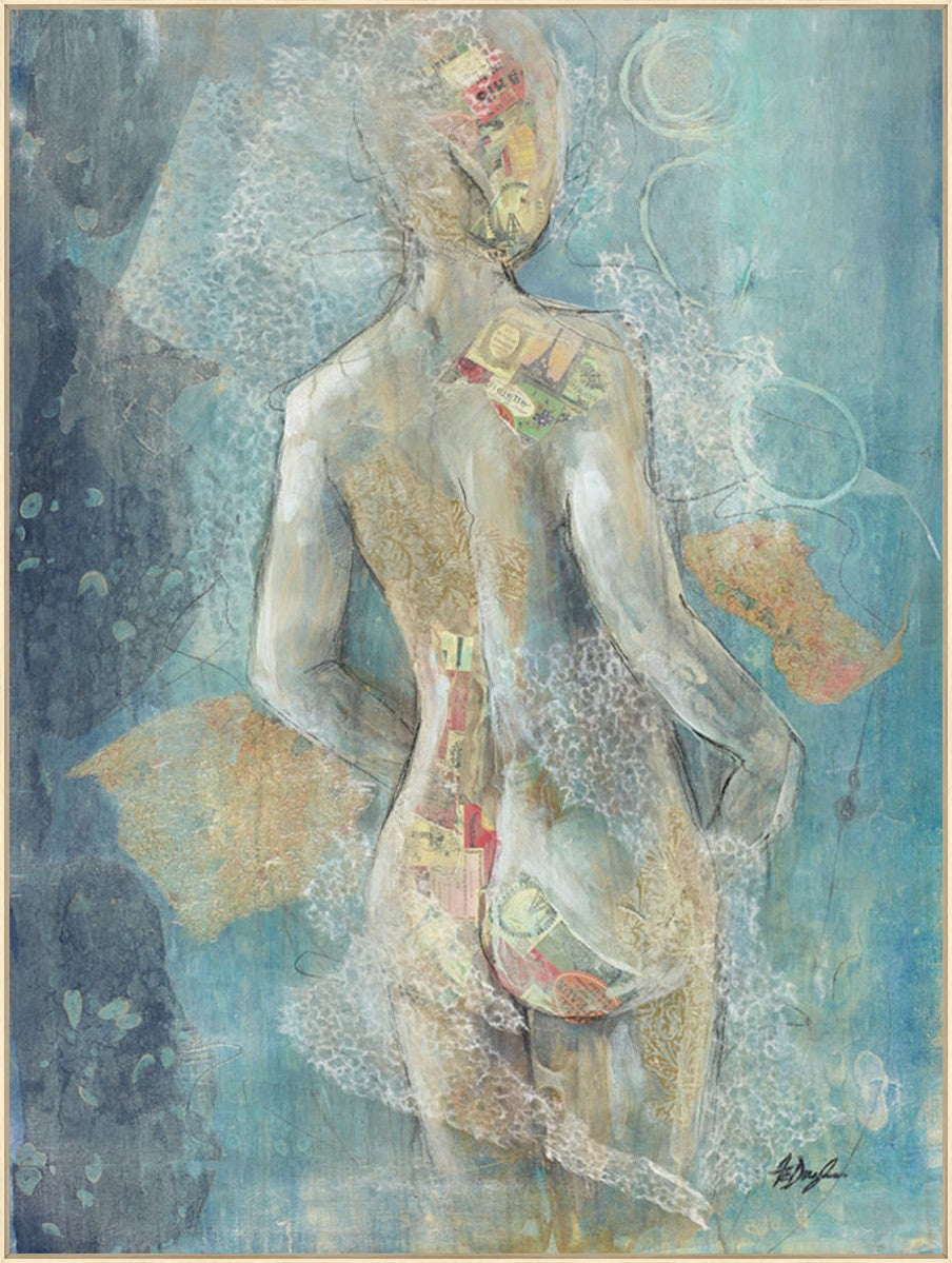 Dreamy Figure I, 54" x 72", Wood frame