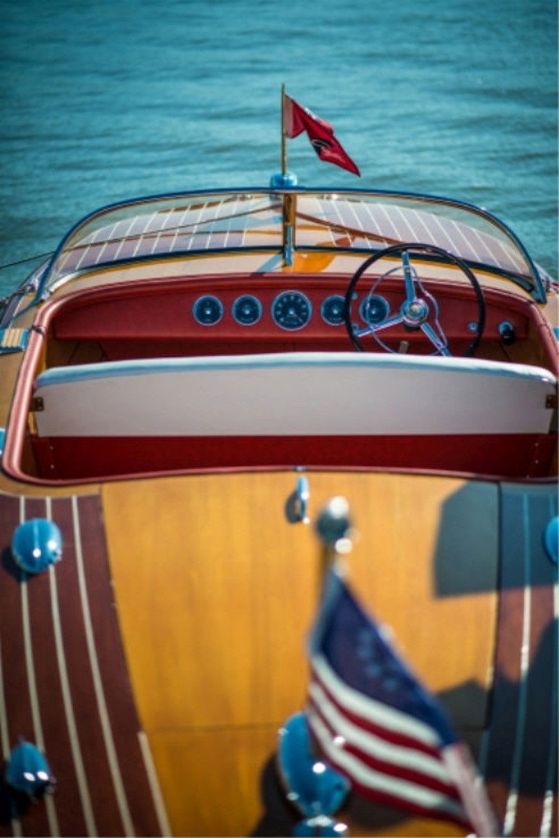 Chris's Wooden Boat, 30" x 45", Unframed