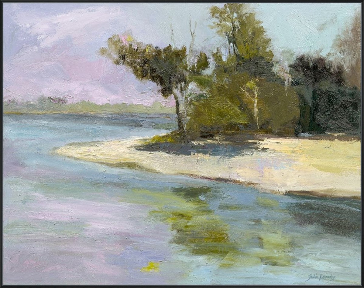 Isle of Serenity 38" x 30" Black frame