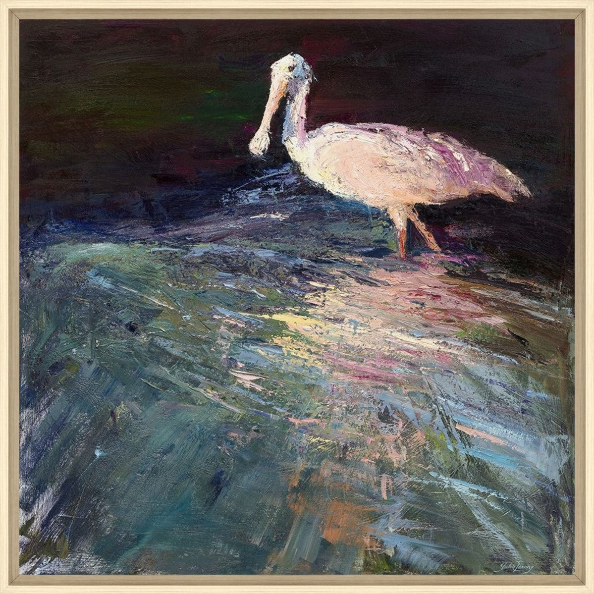 Nocturne Elegance 16" x 16" Wood frame