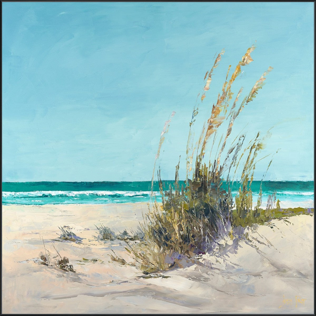 Saltwind Rise 54" x 54" Black frame