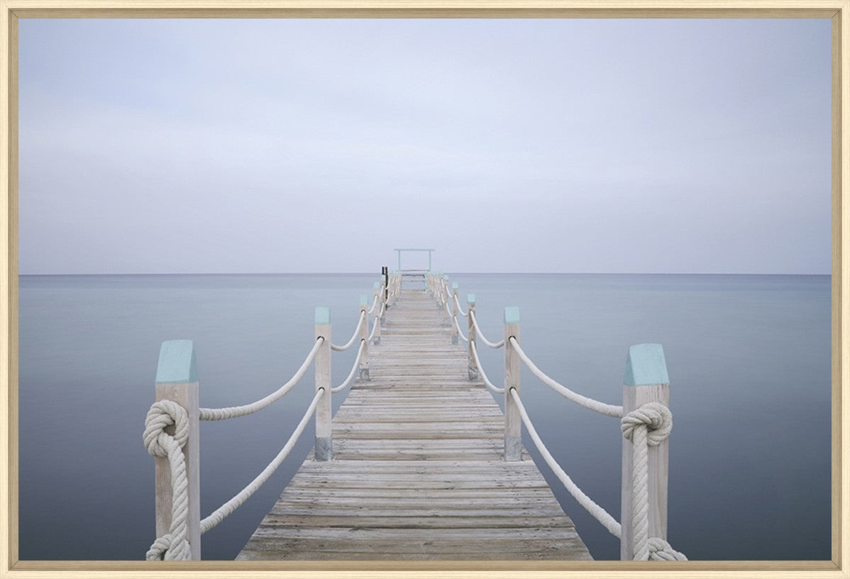 Foggy Passage 24" x 16" Wood frame