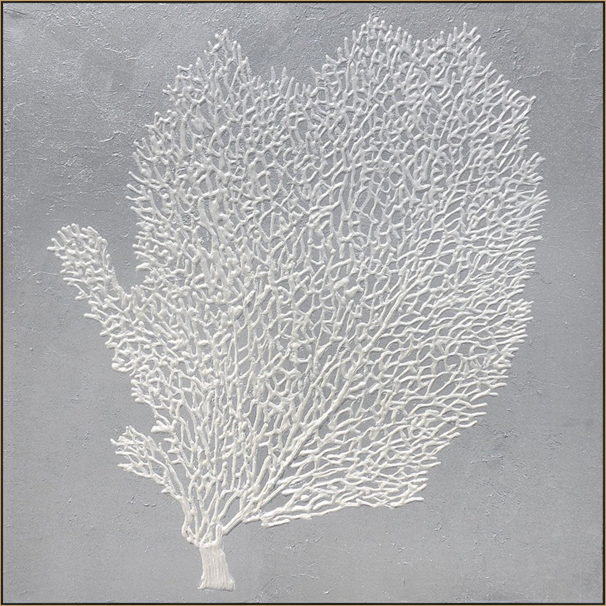Fragile Reef 54" x 54" Gold frame