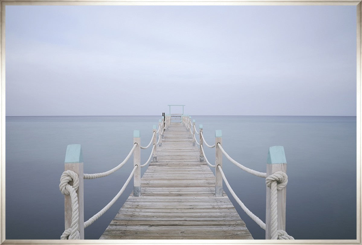 Foggy Passage 24" x 16" Silver frame
