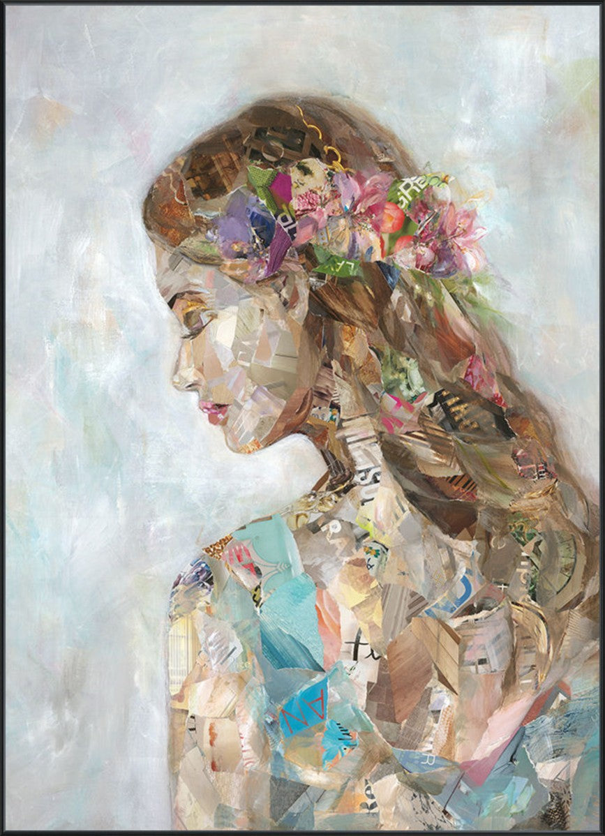 Female Portrait, 36" x 50", Black frame