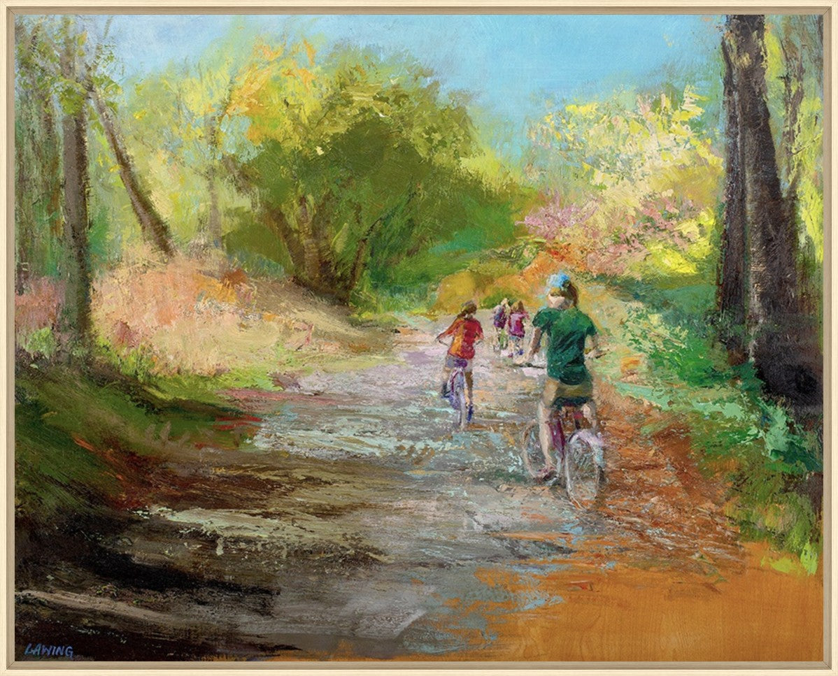 Whispers of the Trail 30" x 24" Wood frame