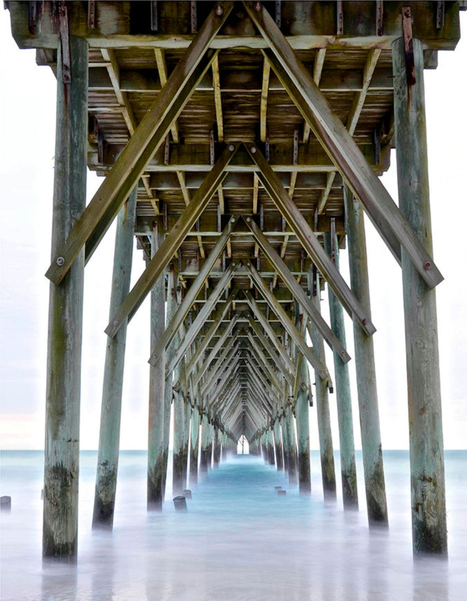 End of the Pier, 21" x 27", Unframed
