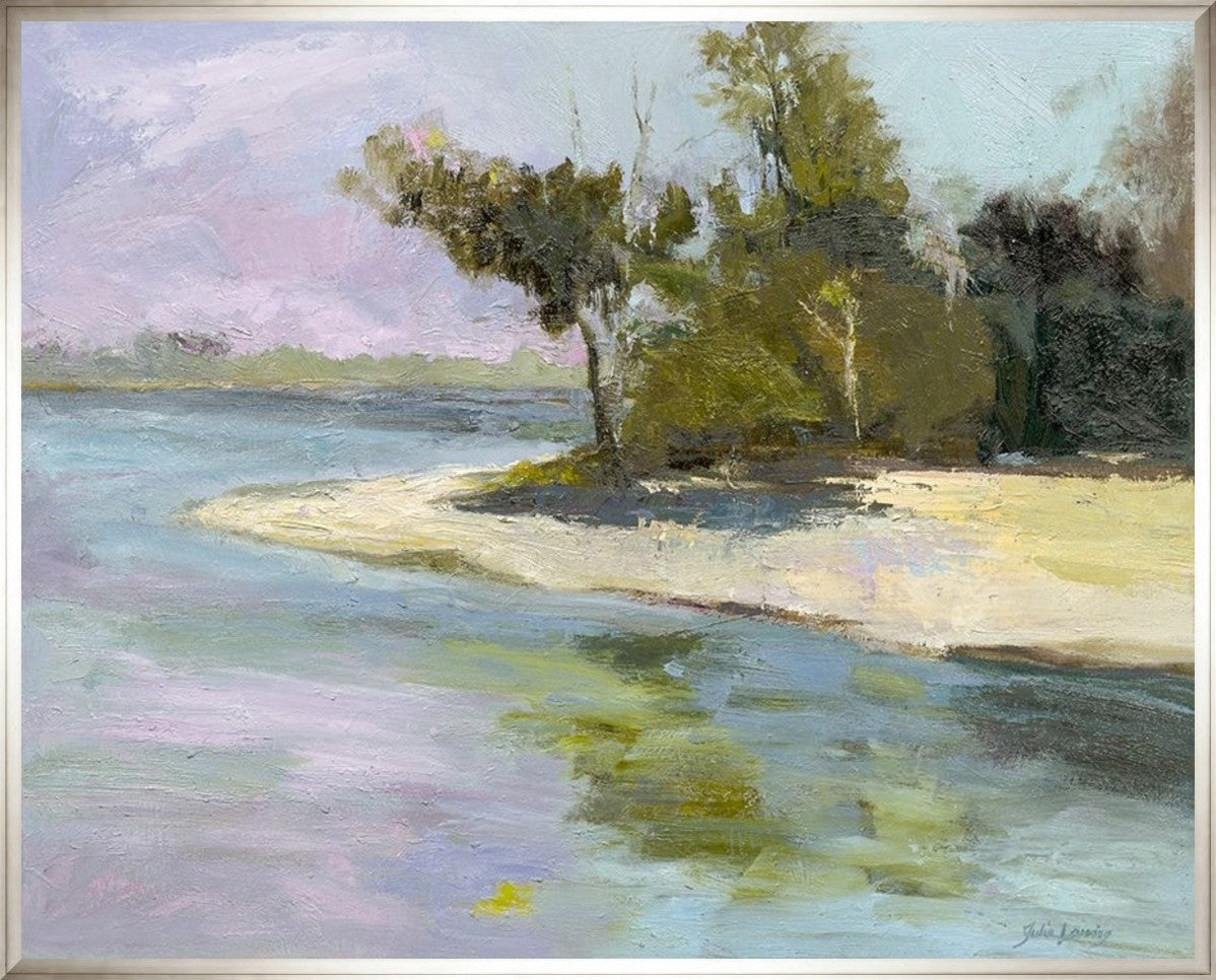 Isle of Serenity 20" x 16" Silver frame