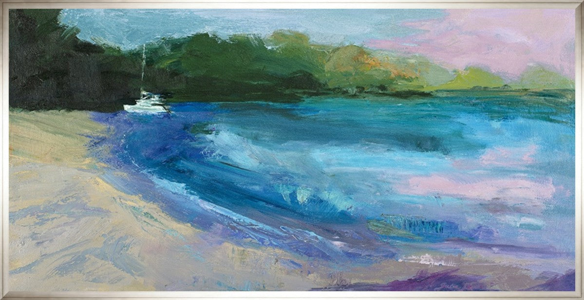 Sail Away 24" x 12" Silver frame