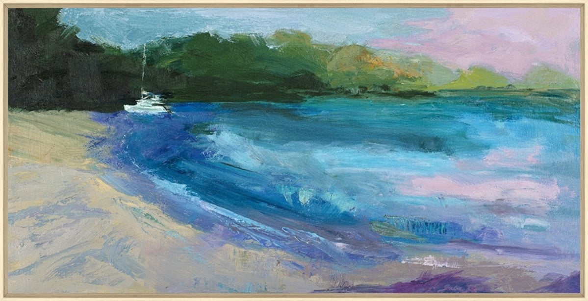 Sail Away 40" x 20" Wood frame