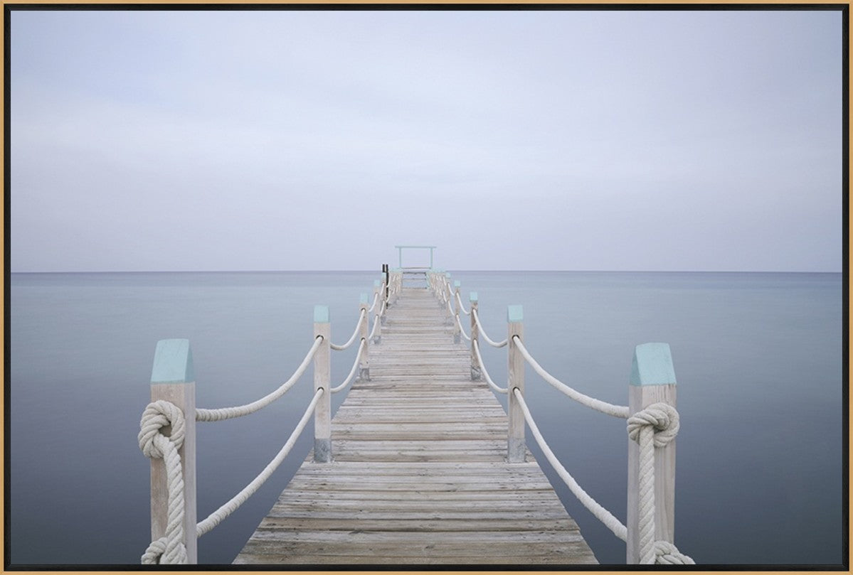 Foggy Passage 24" x 16" Gold frame