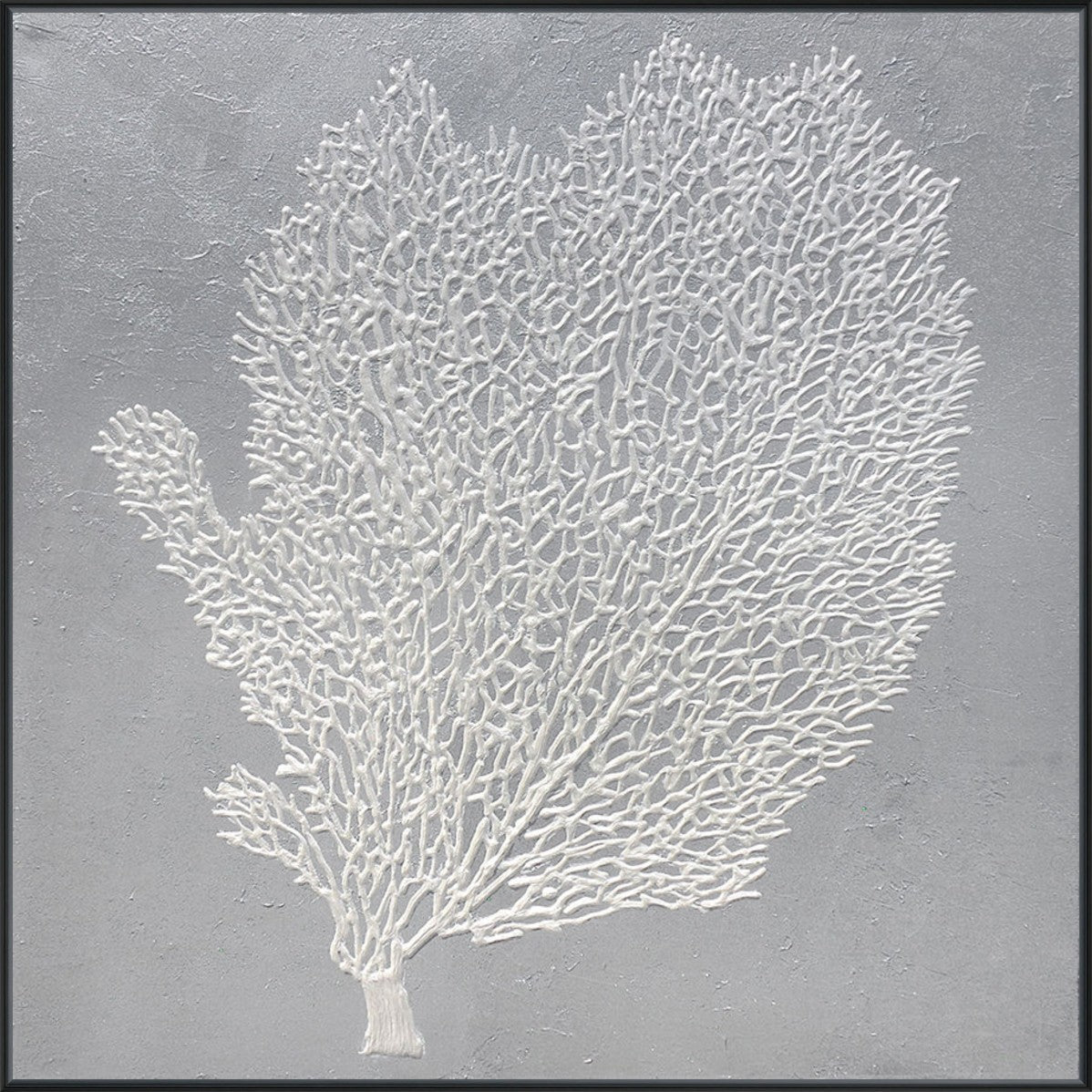 Fragile Reef 30" x 30" Black frame