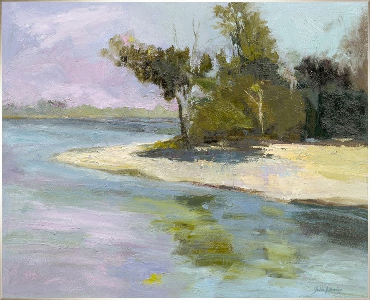 Isle of Serenity 58" x 47" Silver frame