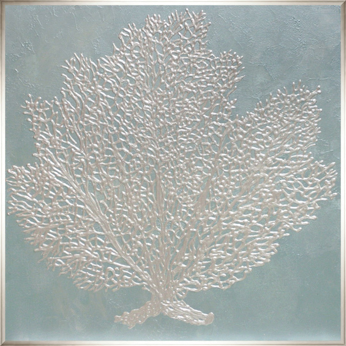 Ocean Relic 24" x 24" Silver frame