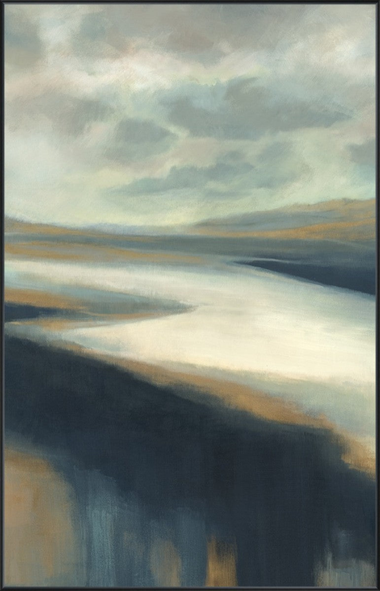 Serenity's Bend II, 30" x 47", Black frame