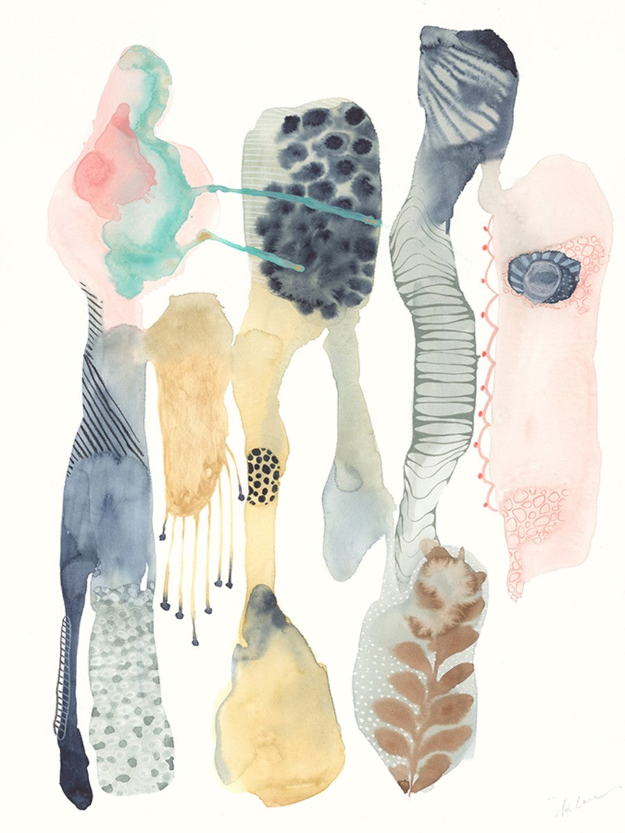 Natural Watercolor I, 24" x 32", Unframed