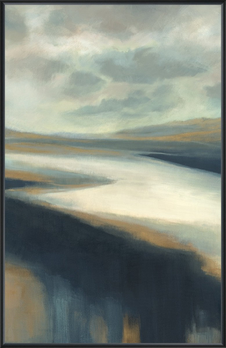 Serenity's Bend II, 16" x 25", Black frame