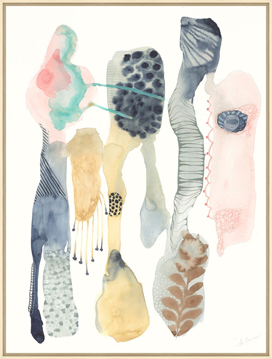 Natural Watercolor I, 24" x 32", Wood frame