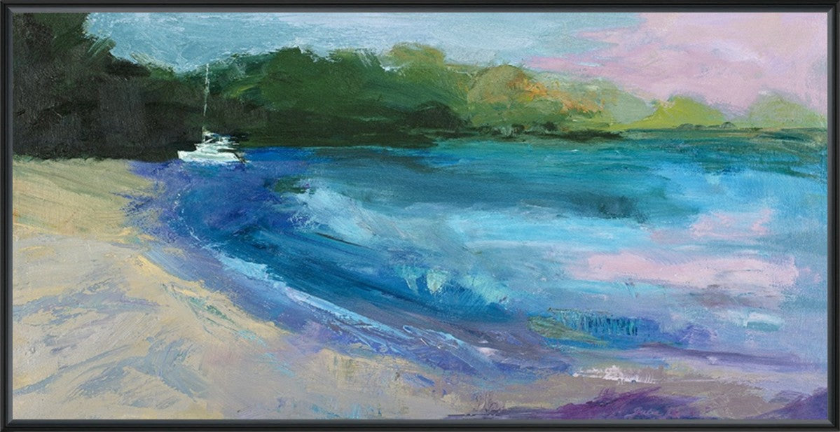 Sail Away 24" x 12" Black frame